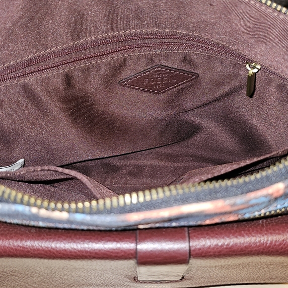 Fossil Kinley Crossbody in Textile and Leather Combo - Picture 9 of 13